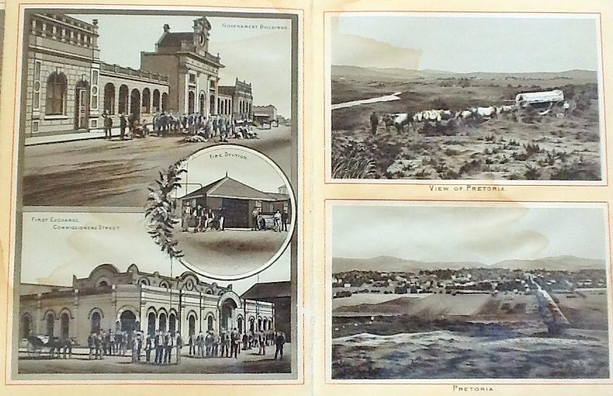 Johannesburg Stock exchange and early post office panorama