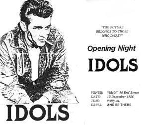 IDOLS opened officially December 1986