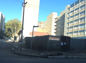 Doornfontein Caledonian demolish site 2015