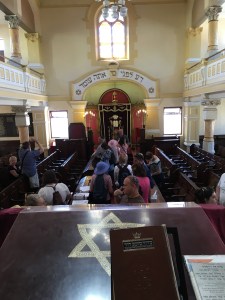 Interior of the Lions Shul