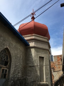 Outside widow and minaret