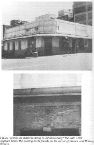 Facade showing 1887