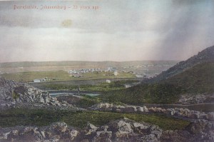 Early view of Doornfontein down Harrow road 1888