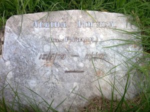 Aleida Roorda grave stone