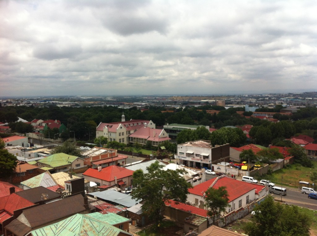 View of the college from Fairview fire tower 2014