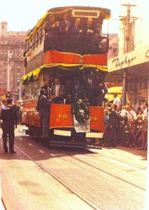 The very last electric tram ride Johannesburg 16 March 1961