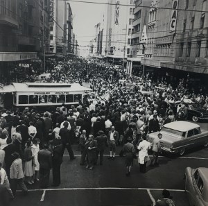 Horde tram on the last day of the trams Johannesburg