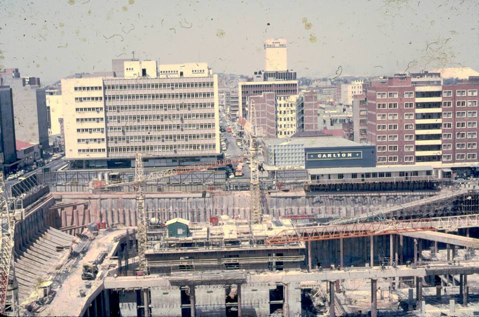 Another Carlton Cinema seen across form the busy being built Carlton Centre. In the mid 80s it became The Dome nightclub and later Masquerades