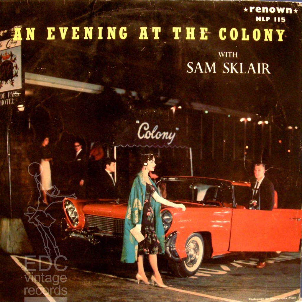 Sam Sklair's album cover showing the entrance to the Colony