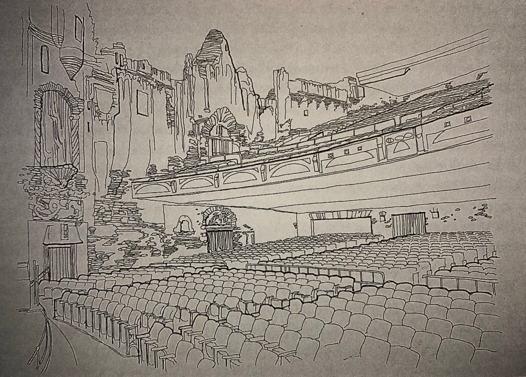 Colosseum interior sketch