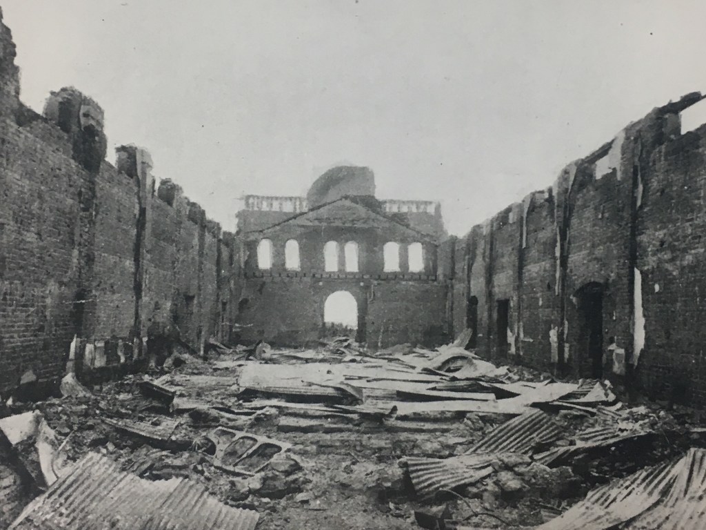 Globe Theatre after the 1889 fire