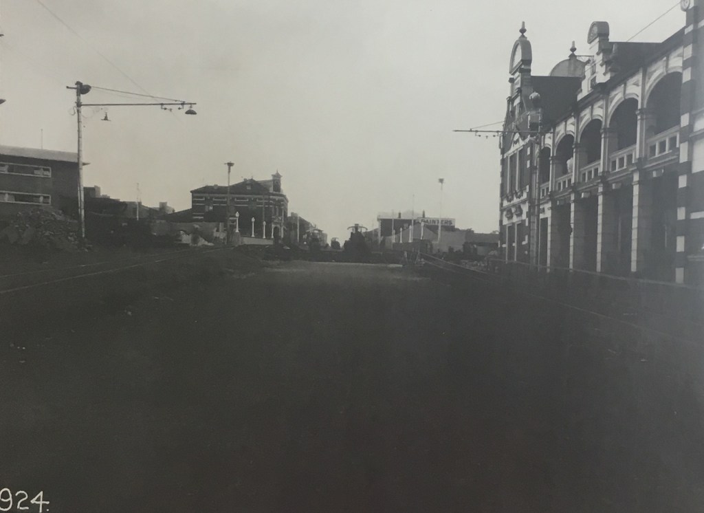 Main Street after subway removed