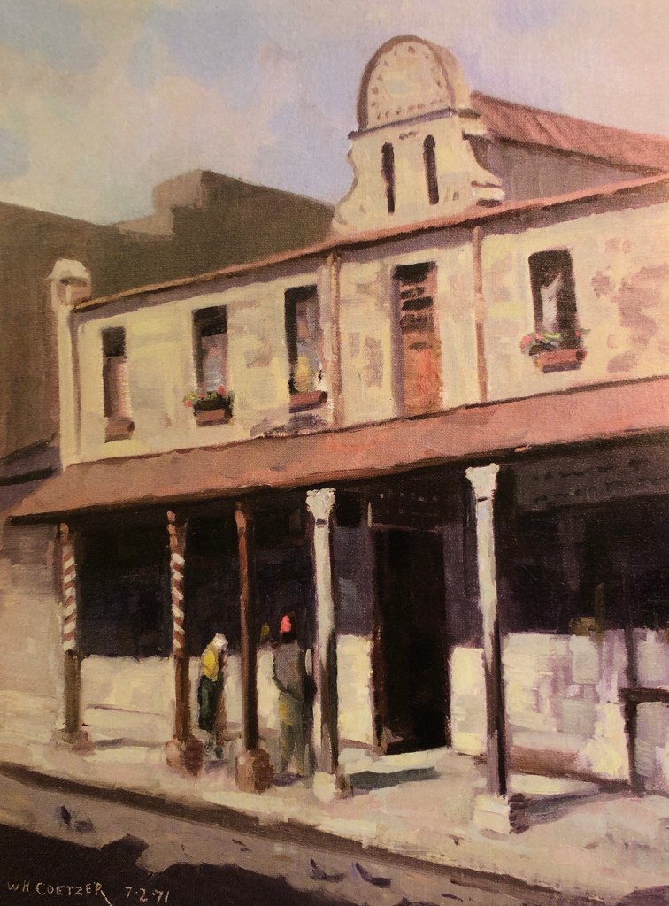 Gaiety theatre painting by Coetzer 1971