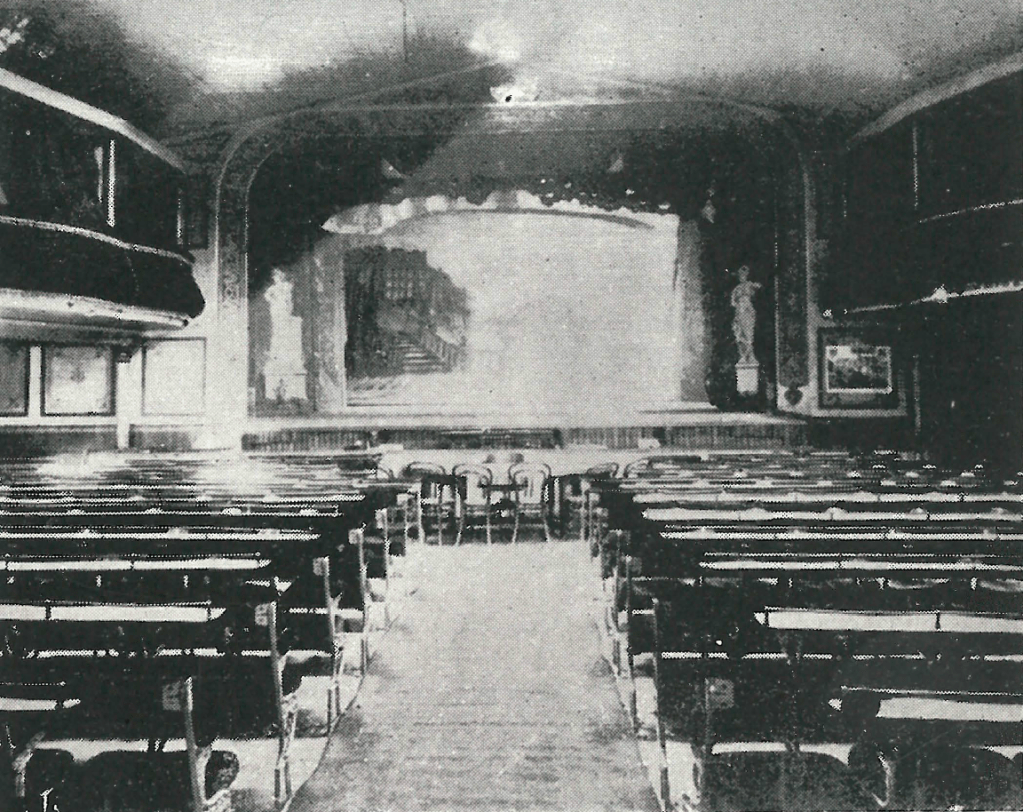 Interior of first Globe Theatre Johannesburg