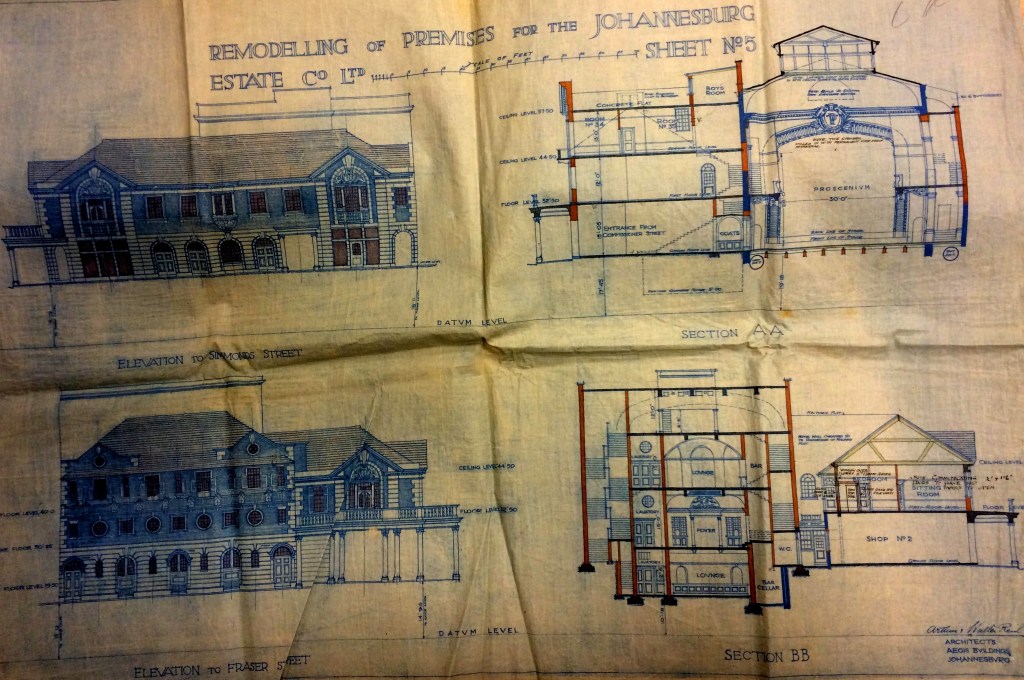 Palladium Theatre plans from 1912