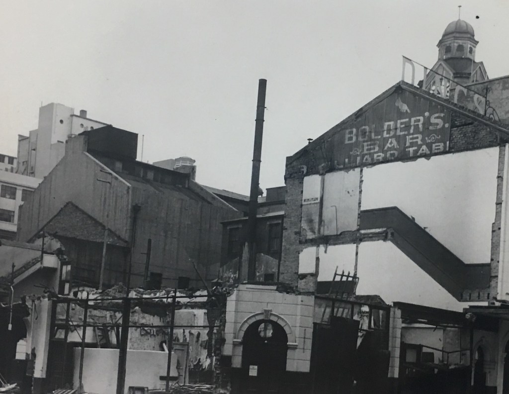 Standard Theatre being demolished