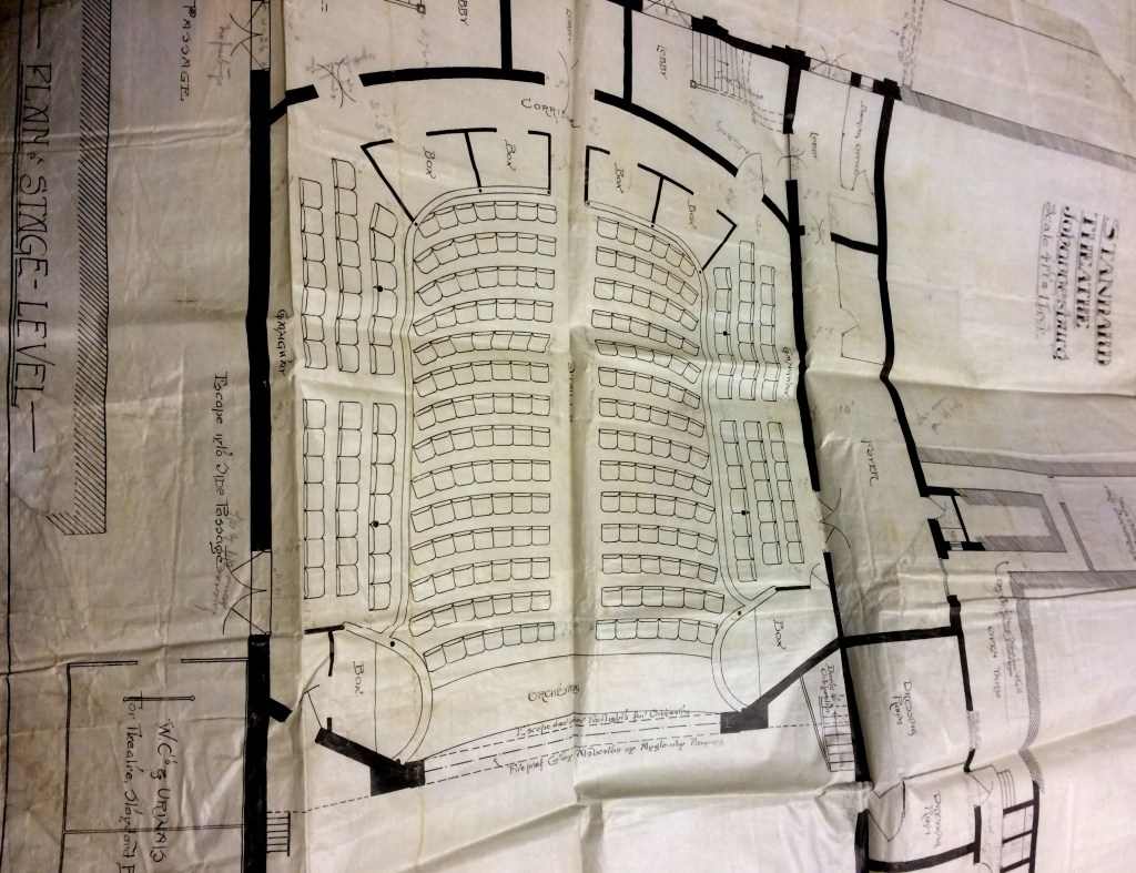 Plans showing the seating arrangments