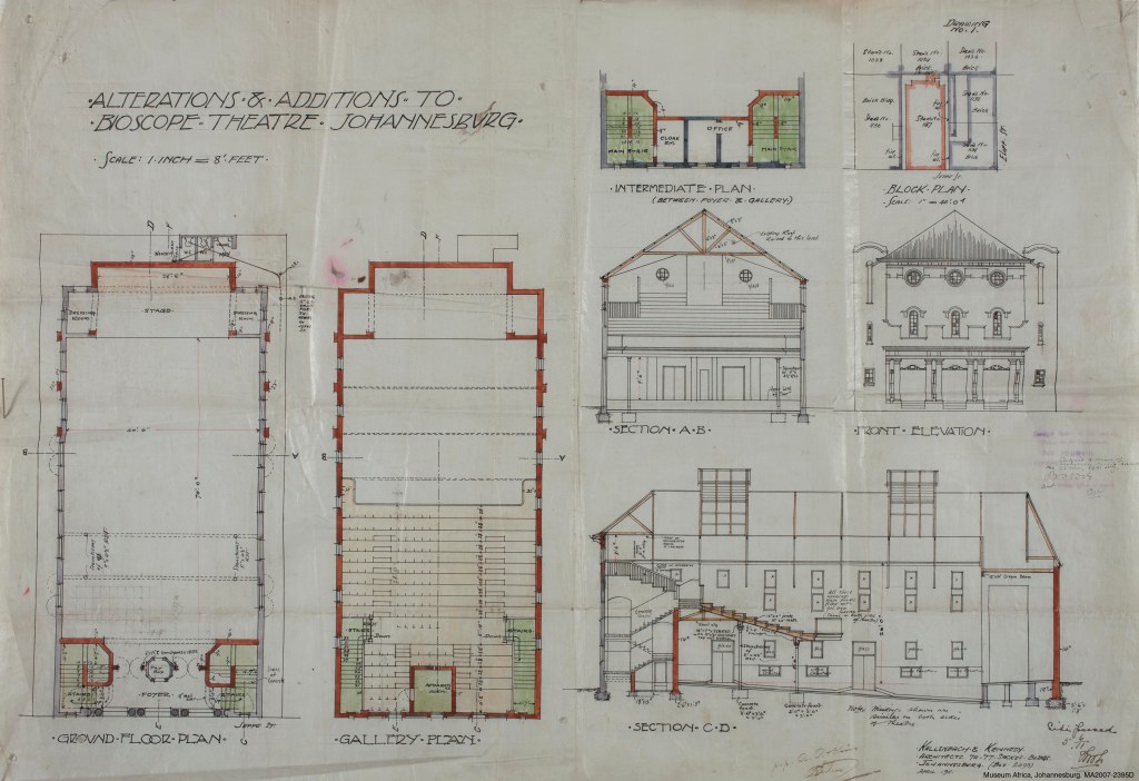 Plans for the alterations