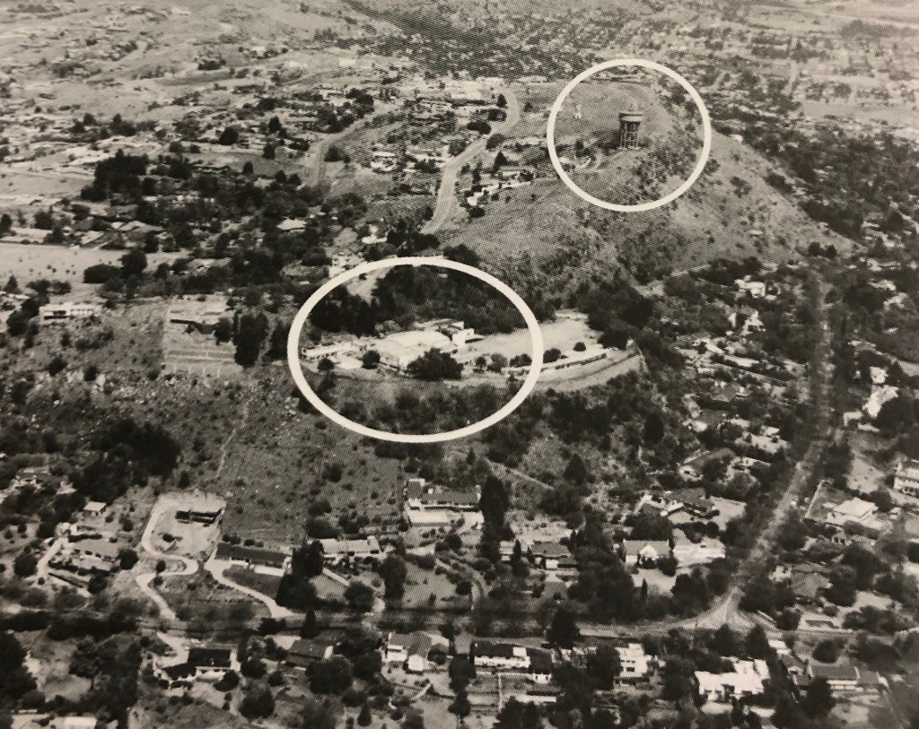 aerial view showing theatre position