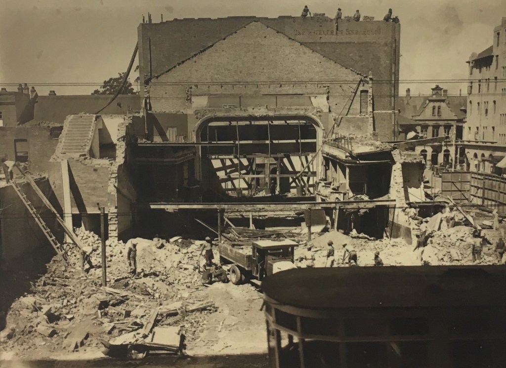 Old His Majesty's being demolished in 1937
