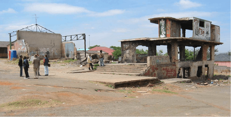 San Souci bioscope after 1994 fire