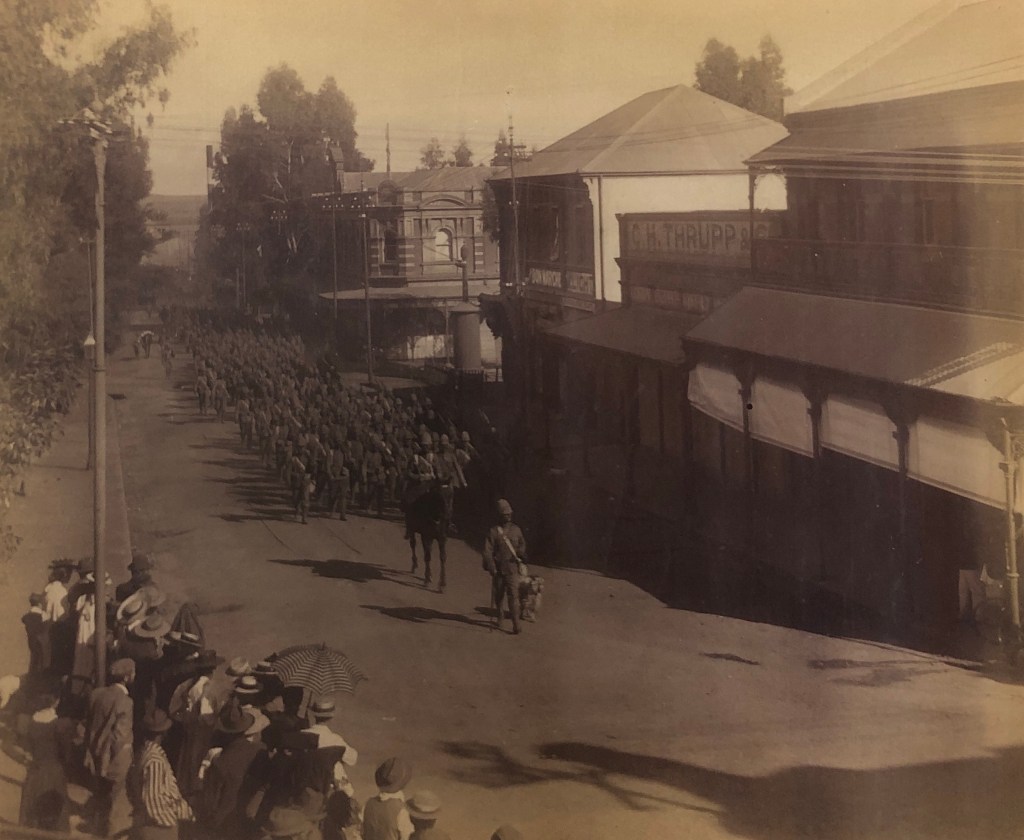 Thrupps Jeppe and troops