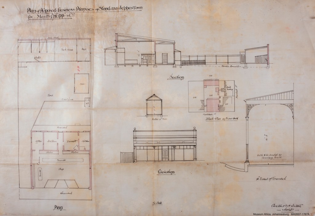Thrupps Jeppe plans