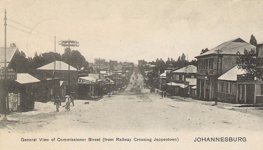 View down Commisioner Street early 1900s
