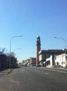 View up Commissioner Street 2013 with the fire station in the background