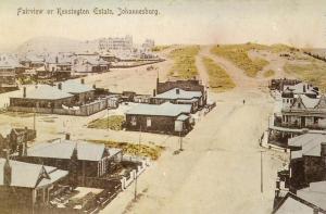 Fairview looking East early 1900s