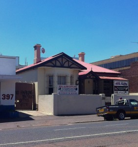 This little house is across the road from the fire station