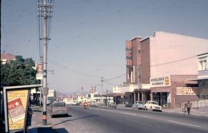 Gem Theatre and view down Commissioner Street late 1960s