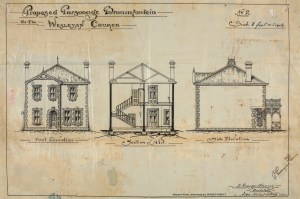 Plans for the parsonage built next ddor