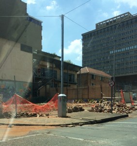 Making way for something new