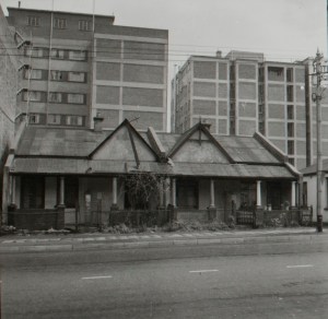 Semis in Braamfontein from the late 1960s soon to be demolished