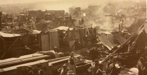 Aftermath of the explosion