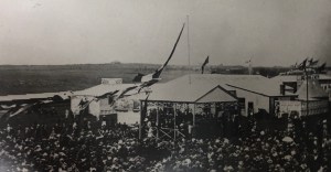 Crowds at the opening of the 1897 Agricultural Show. 