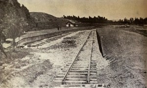 Railway siding on the west side of the show grounds from 1911