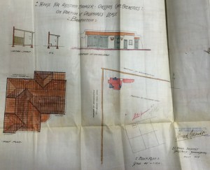 1904 plans for the assistant managers house