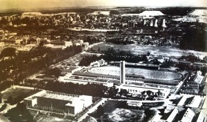 Milner Park 1936 with the Tower of Light in the centre 1936. 