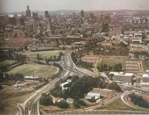 View of Helpmekaar and Braamfontein in general from the 1970s