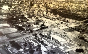 The new highway under construction in 1969