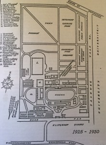 Showground map 1925-1930
