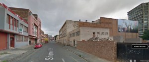 St. Cyprian's was located on empty plot the right hand side