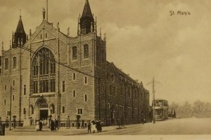 St. Mary's hall post card