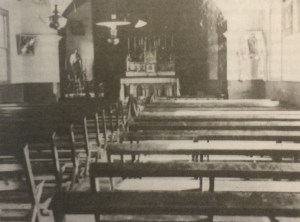 Interior of the mission church