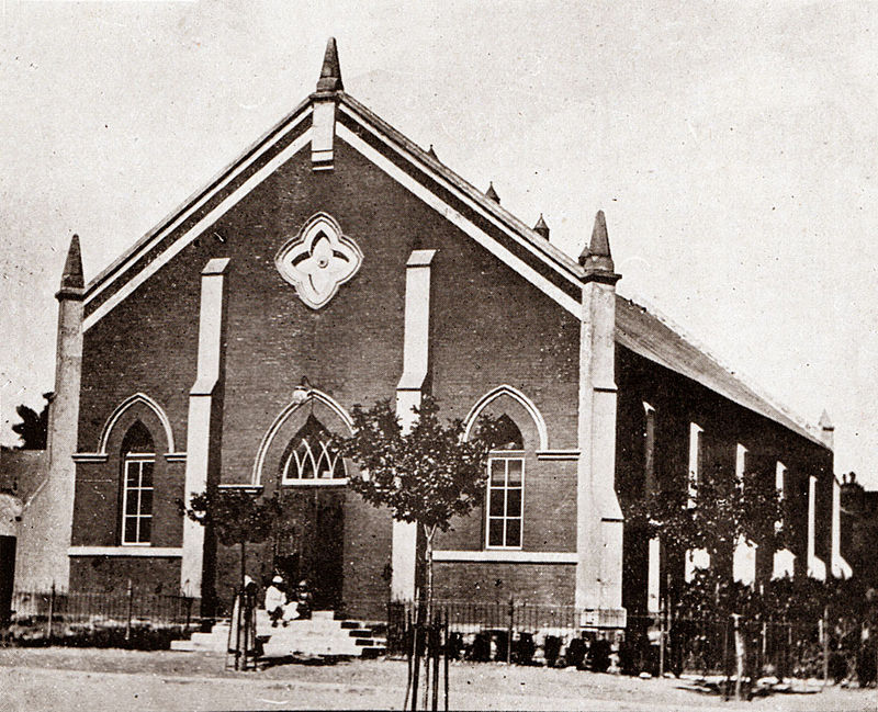 Rebuilt NG of H Church in Central Road 