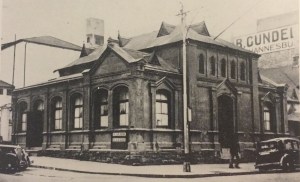 Original Weslyan church before the extension. 