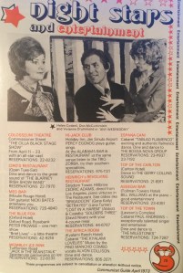Hot spots in 1973