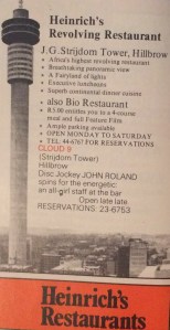 Heinrich's revolving restuarant